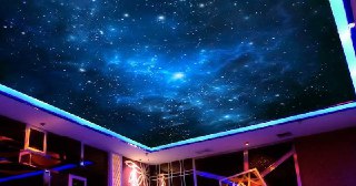 Натяжной потолок звездное небо Череповец, цена от 5192 руб.
